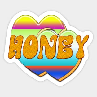 Honey 60s style Sticker